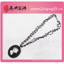 Guangzhou New Costume Jewellery Elegance Circle Pendant Necklace